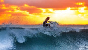 surfing to surpass oneself