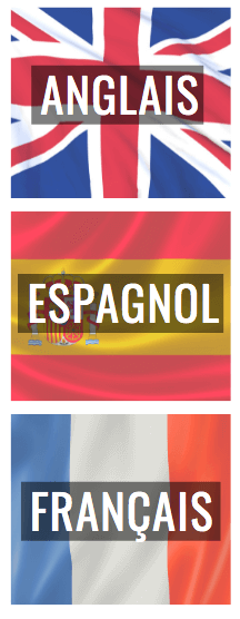 Langues Séjours Linguistiques drapeaux angleterre espagne france